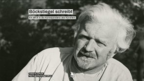Screenshot der Startseite der digitalen Ausstellung Böckstiegel schreibt Screenshot der Startseite der digitalen Ausstellung Böckstiegel schreibt